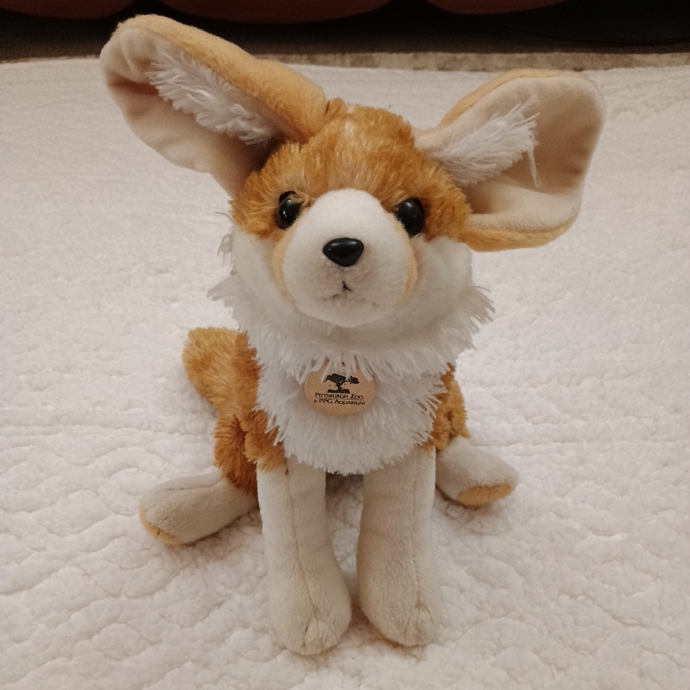 Wild Republic FENNEC FOX 12 INCH Plush Toy (PITTSBURGH ZOO)
